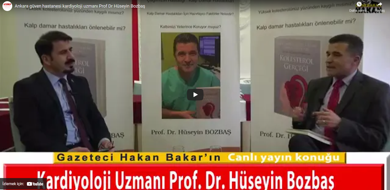 Ankara Kardiyoloji Uzmanı Prof Dr Hüseyin Bozbaş